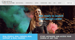 Desktop Screenshot of creativedesignschool.com